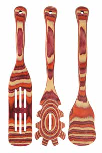 Wood kitchen utensils 