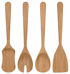 Bamboo kitchen utensils