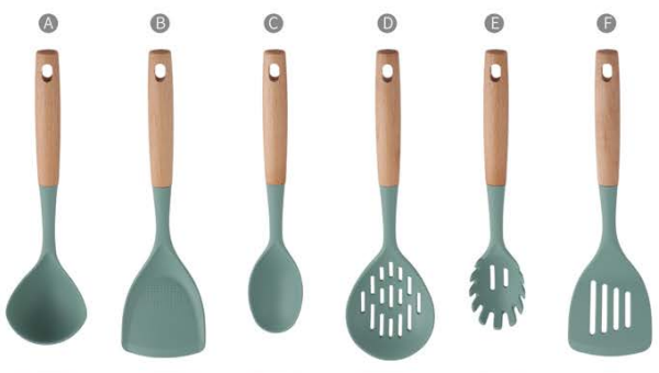 Silicone kitchen utensils 