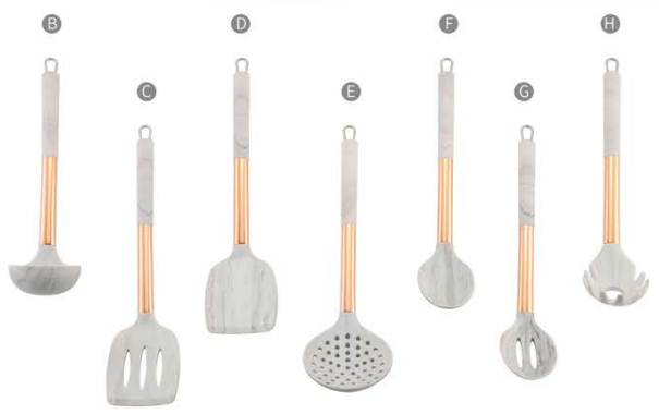 Silicone kitchen utensils
