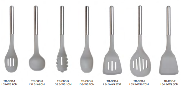 Silicone kitchen utensils