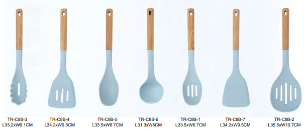 Silicone kitchen utensils 