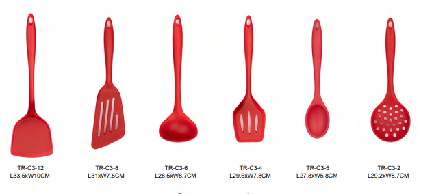 Silicone kitchen utensils 