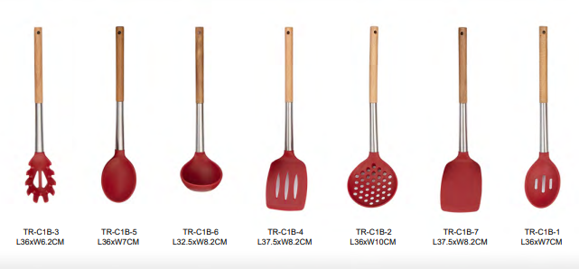 Silicone kitchen utensils 