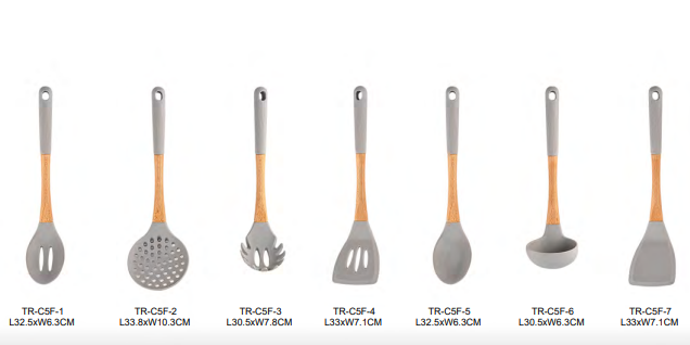 Silicone kitchen utensils 