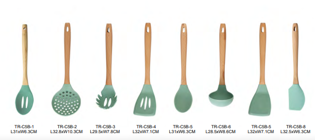 Silicone kitchen utensils 