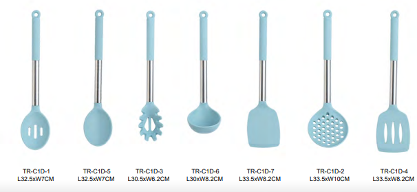 Silicone kitchen utensils 