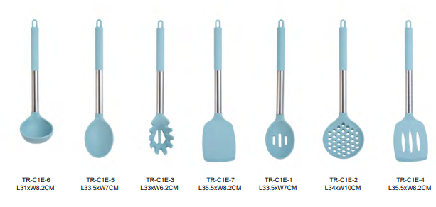 Silicone kitchen utensils 