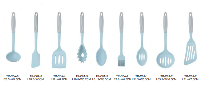 Silicone kitchen utensils