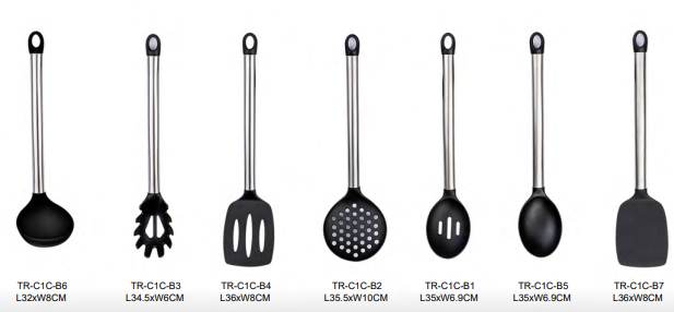 Silicone kitchen utensils 