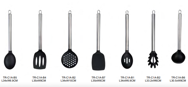 Silicone kitchen utensils