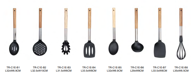 Silicone kitchen utensils 