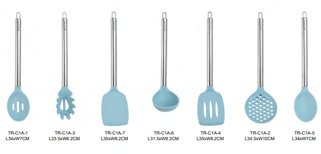 Silicone kitchen utensils 
