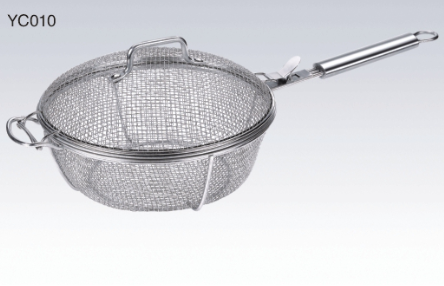 Stainless Steel Wire Mesh Grill Pot