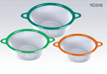 Color Edge Round Basket