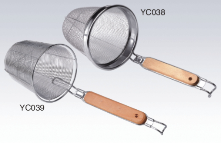 Wooden Handle Strainer