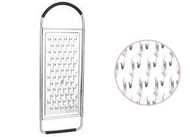 SS Flat Grater With Soft Handle