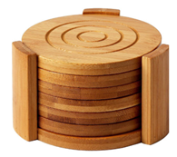 Bamboo coasters