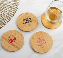 Bamboo coasters