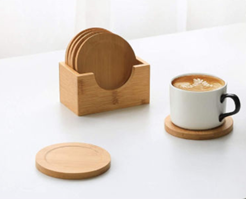 Bamboo coasters